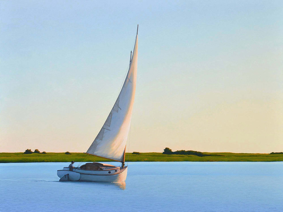 Sailin into the sun