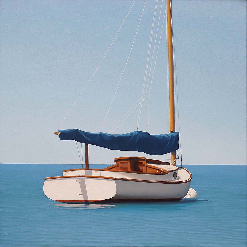 Catboat on a summer day
