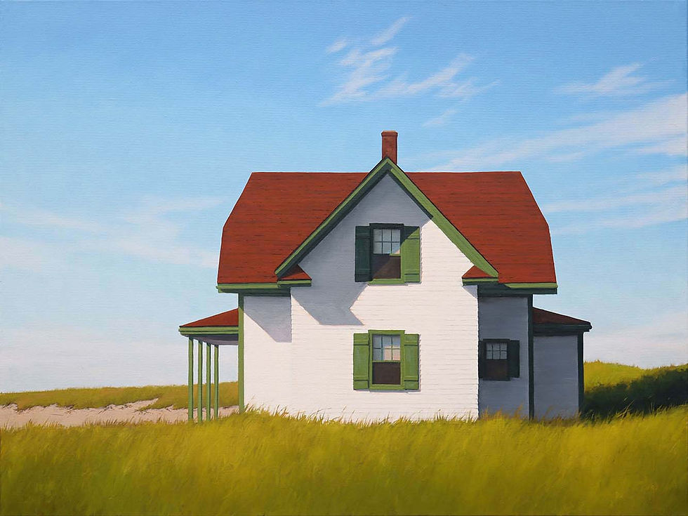 Lightkeeper's house in the dunes