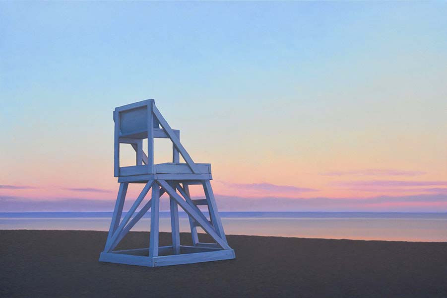 Dawn at the seashore