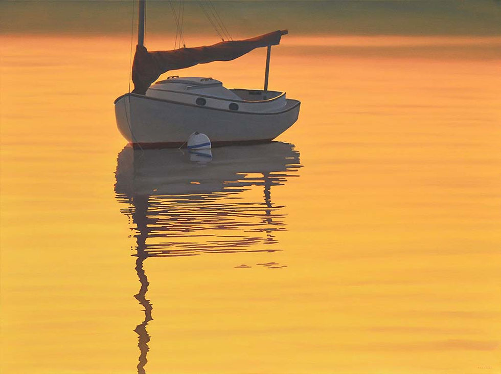 Golden catboat