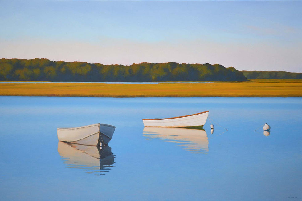 Inlet and rowboats
