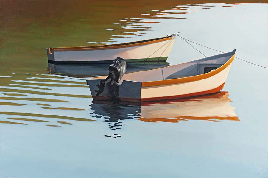 Two skiffs