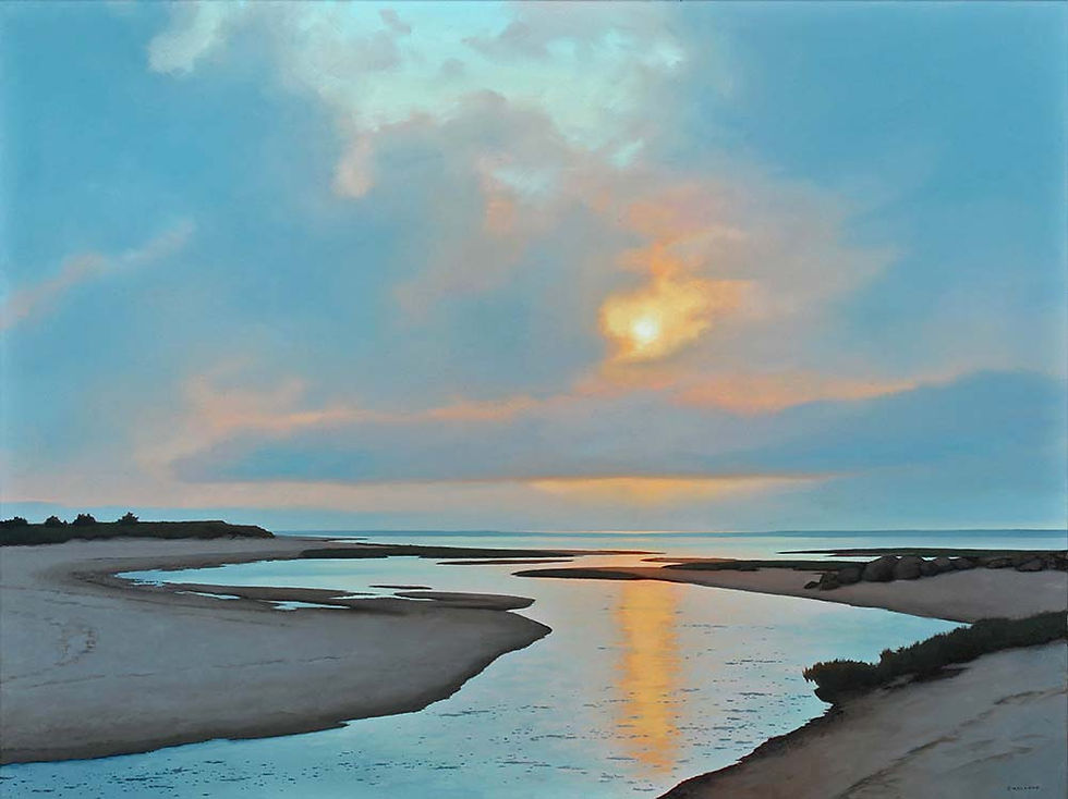 Muted sunset
