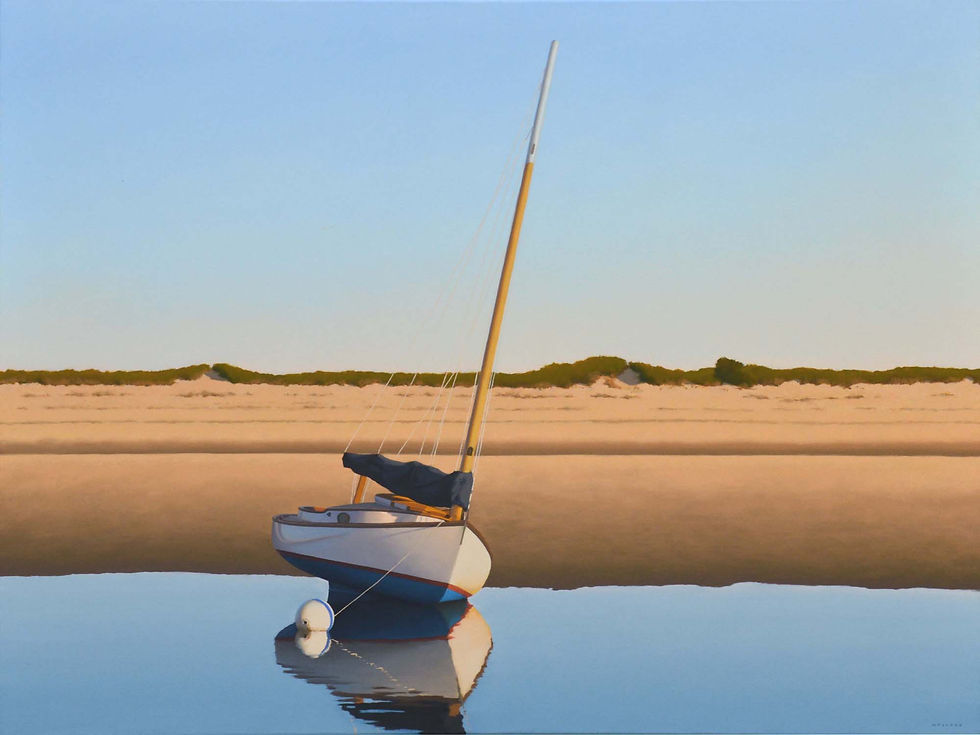 Catboat, late afternoon
