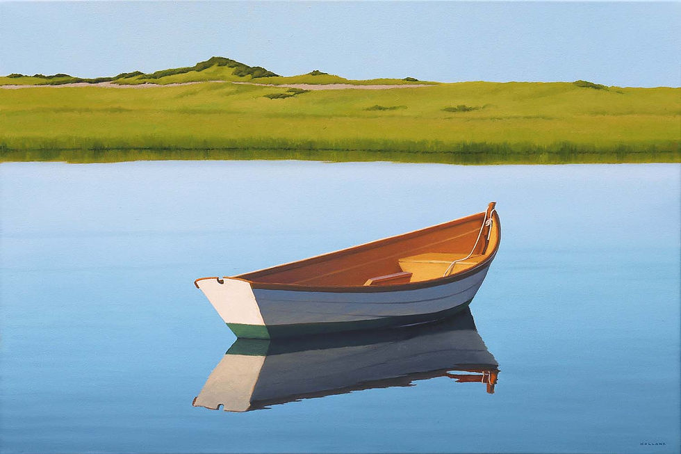 Dory in still water