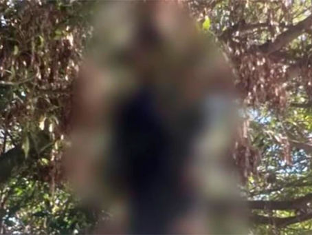 ENCUENTRAN COLGADO CUERPO DE HOMBRE EN CAMPO DEPORTIVO EN ZACAOLA