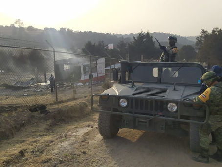 SALDO BLANCO TRAS EXPLOSIÓN DE BODEGA EN POLVORÍN