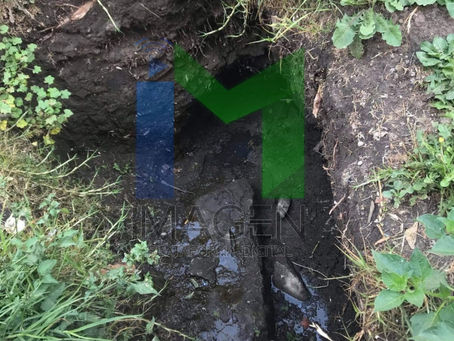 CAE NIÑA A HOYO QUE DEJÓ CAPAMA