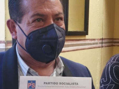 PRESENTA PS A JORGE DOMÍNGUEZ COMO CANDIDATO A LA PRESIDENCIA DE APIZACO 