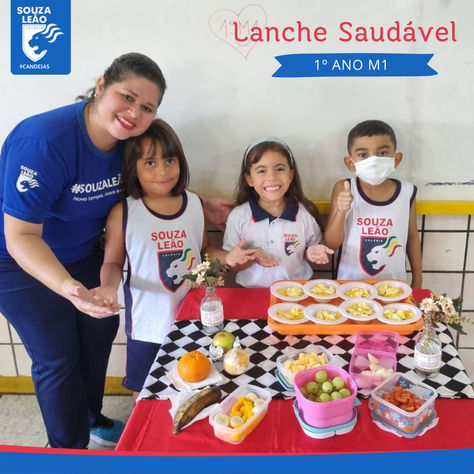1ºM1 | DIA DO LANCHE SAUDÁVEL, COM A TIA CINTIA