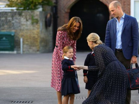Princess Charlotte's first day of school