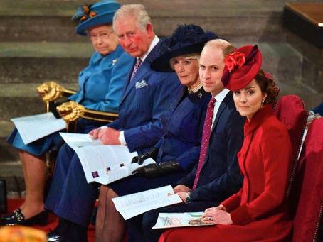 The Royal Family at the Commonwealth Day Service