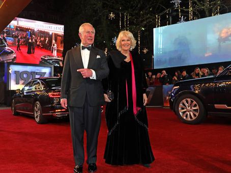 The Duchess of Cornwall and Prince of Wales attend 1917 Film performance
