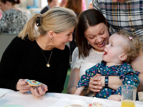 The Countess of Wessex at Shooting Star Children's Hospice