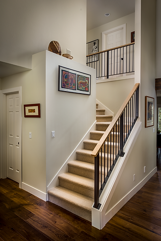Stairway after a home remodel in Awbrey Butte