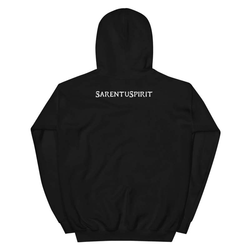 Thumbnail: Black hoodie back, 'SAINTSPIRIT' text