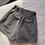 縮圖：Grey tweed shorts