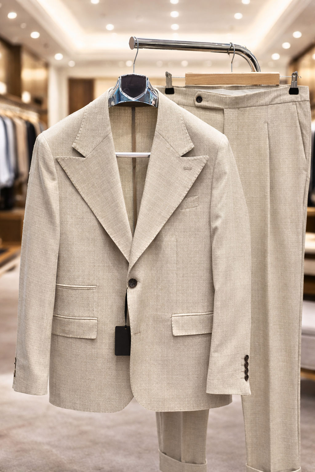 Wool Look Suit 