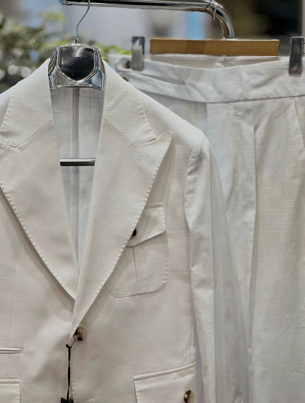 Roma Linen Look Suit