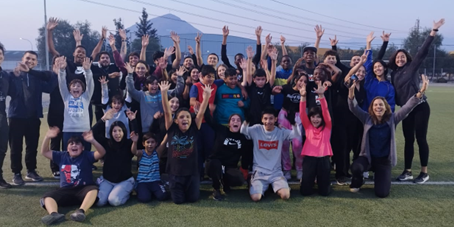 Estudiantes de KinesiologÃa UDP realizan evaluación en Escuela Atlética Carrascal