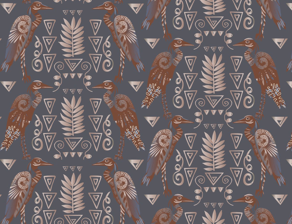 Choco-heron-02-repeat-06monogreay