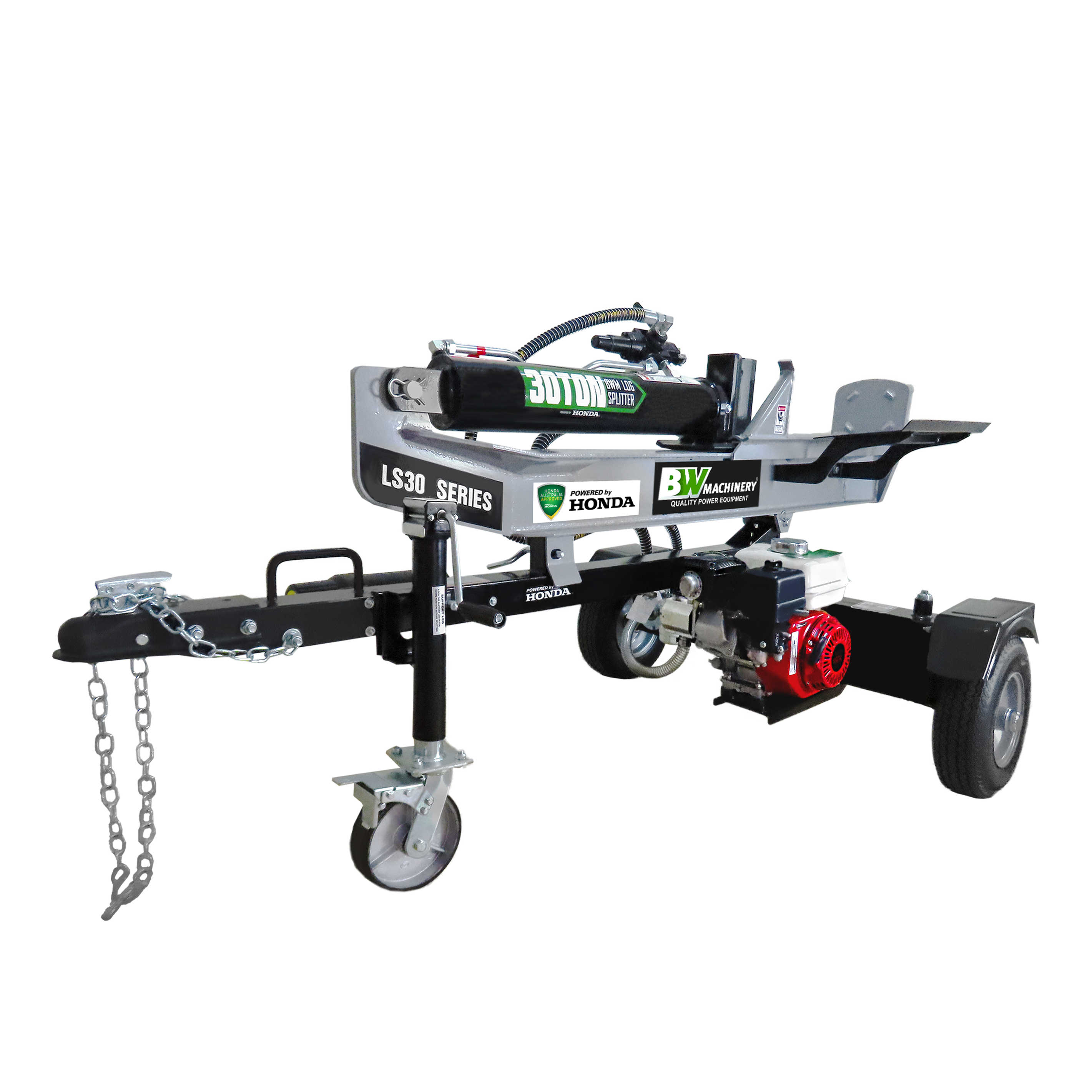 BWM LS30H Log Splitter - Honda GX200 Engine