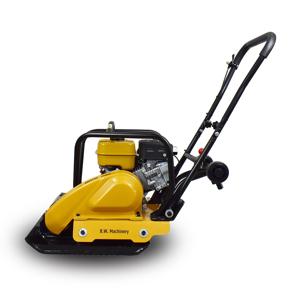 Thumbnail: BWM C80 Plate Compactor – Robin EX17 6HP Engine 14KN With Wheels