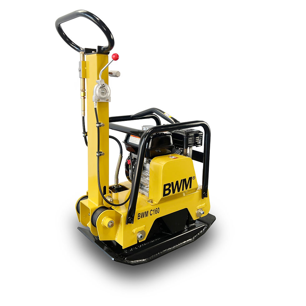 Thumbnail: BWM C160H Commercial Reversible Plate Compactor - Honda GX200 Engine, 30.5KN Wit