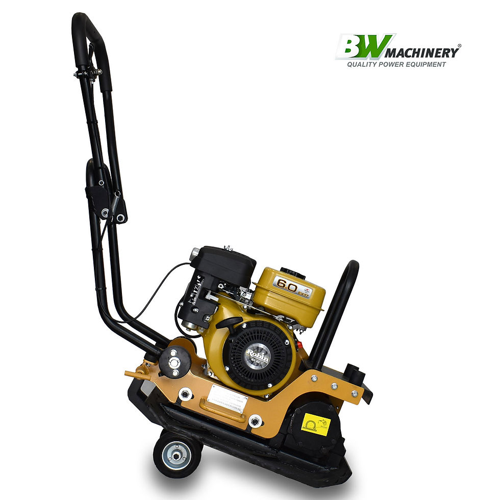 Thumbnail: BWM C65 Plate Compactor - Robin EX17 6HP Engine 13KN With Wheels