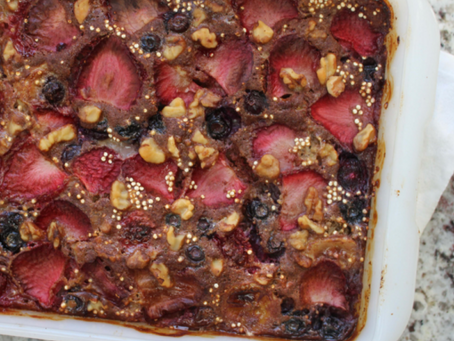 QUINOA BERRY BREAKFAST BAKE = AWESOME!