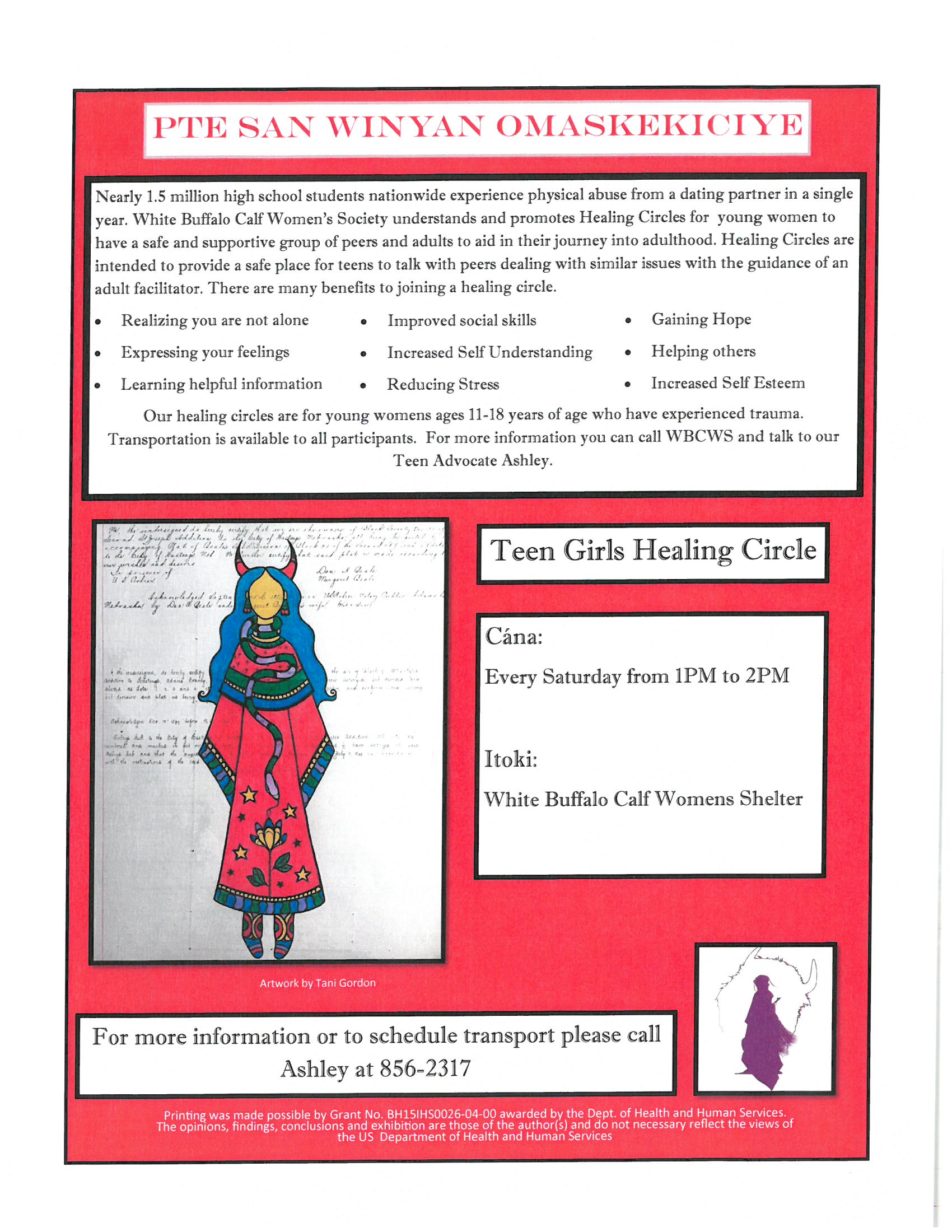 TEEN GILS HEALING CIRCLE