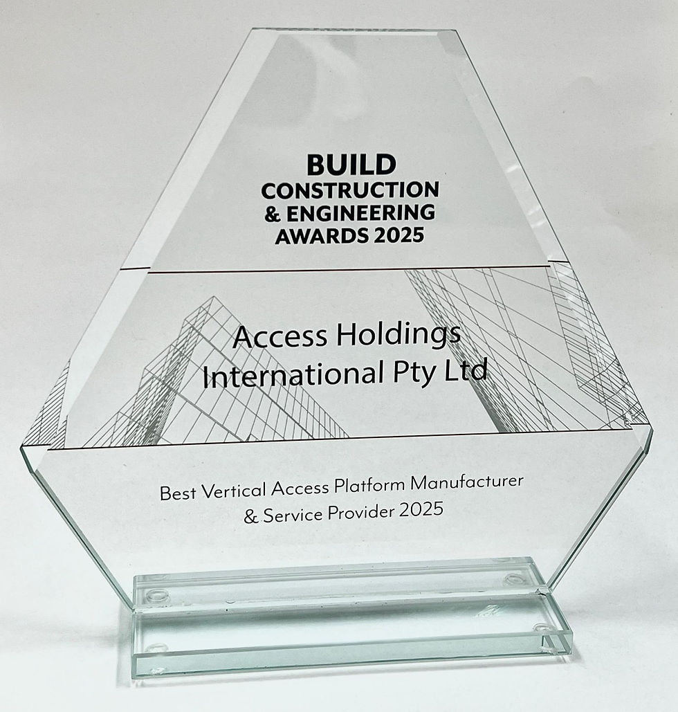 The Best Vertical Access Platform Manufacturer & Service Provider 2025 Award