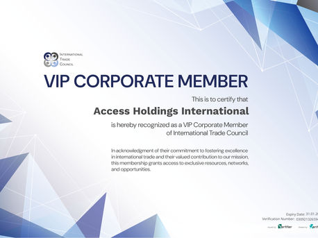 Celebrating a Prestigious Milestone: AHI Lifts Joins the International Trade Council as a VIP Corporate Member!