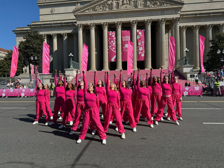 The final pose for our performance with Gabby Samone