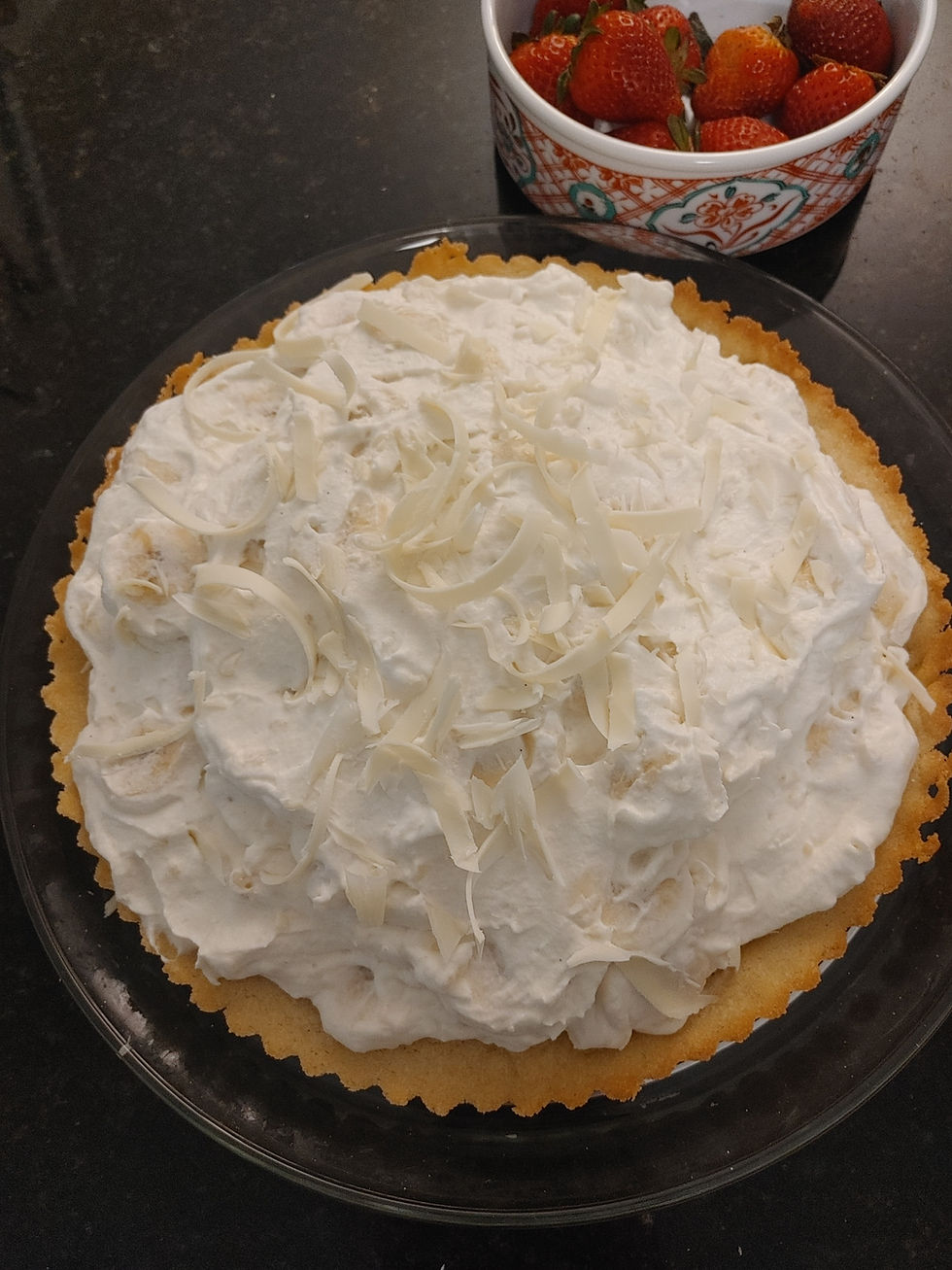 Wednesday Recipes: Soby's Famous White Chocolate Banana Cream Pie