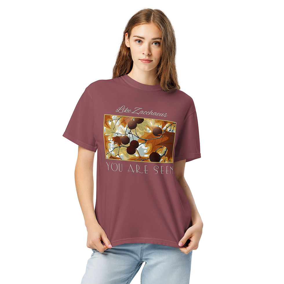 Thumbnail: Like Zacchaeus, You Are Seen Tee