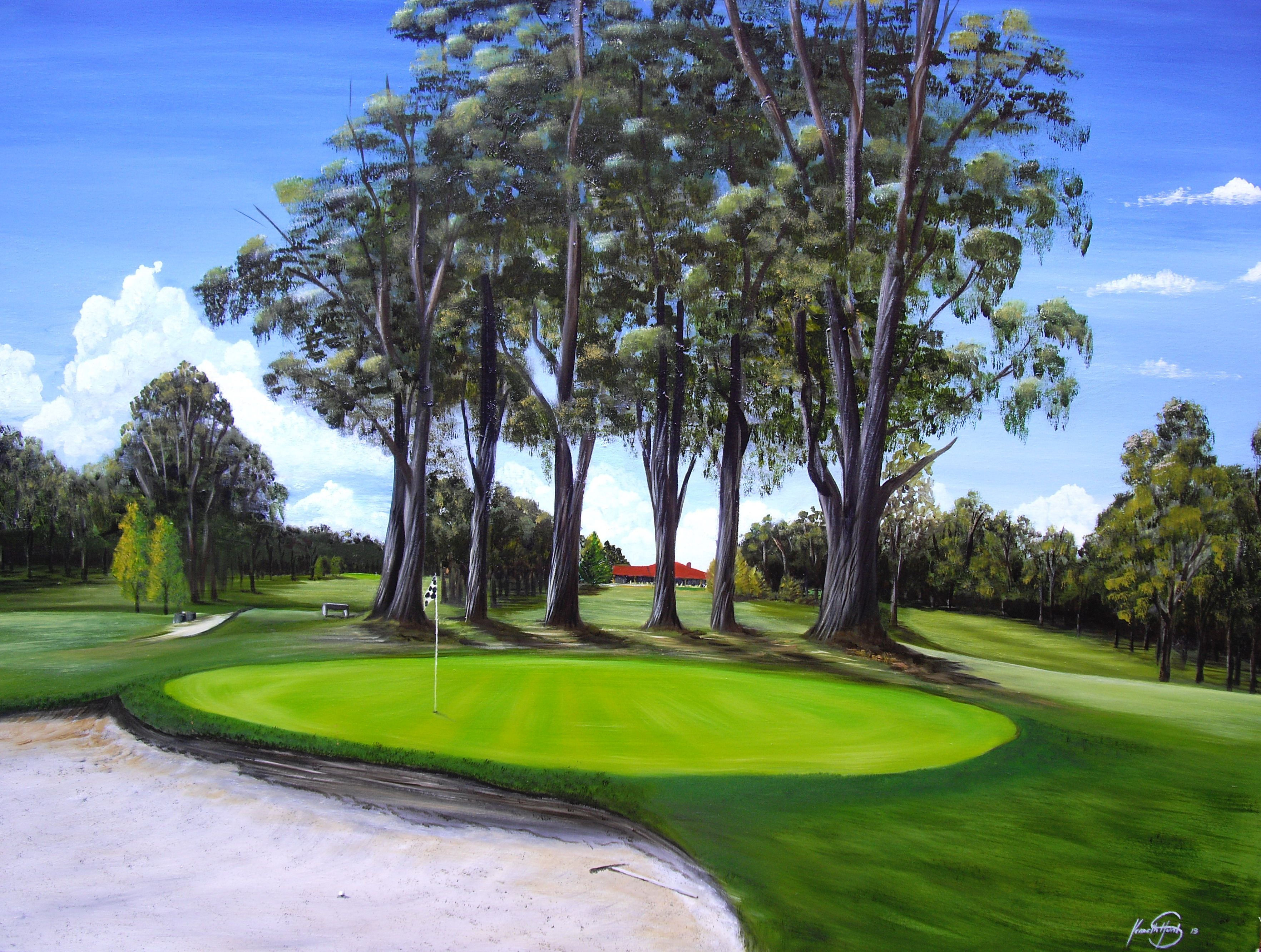123 - Sixth hole Cardinia Beaconsfield golf Course