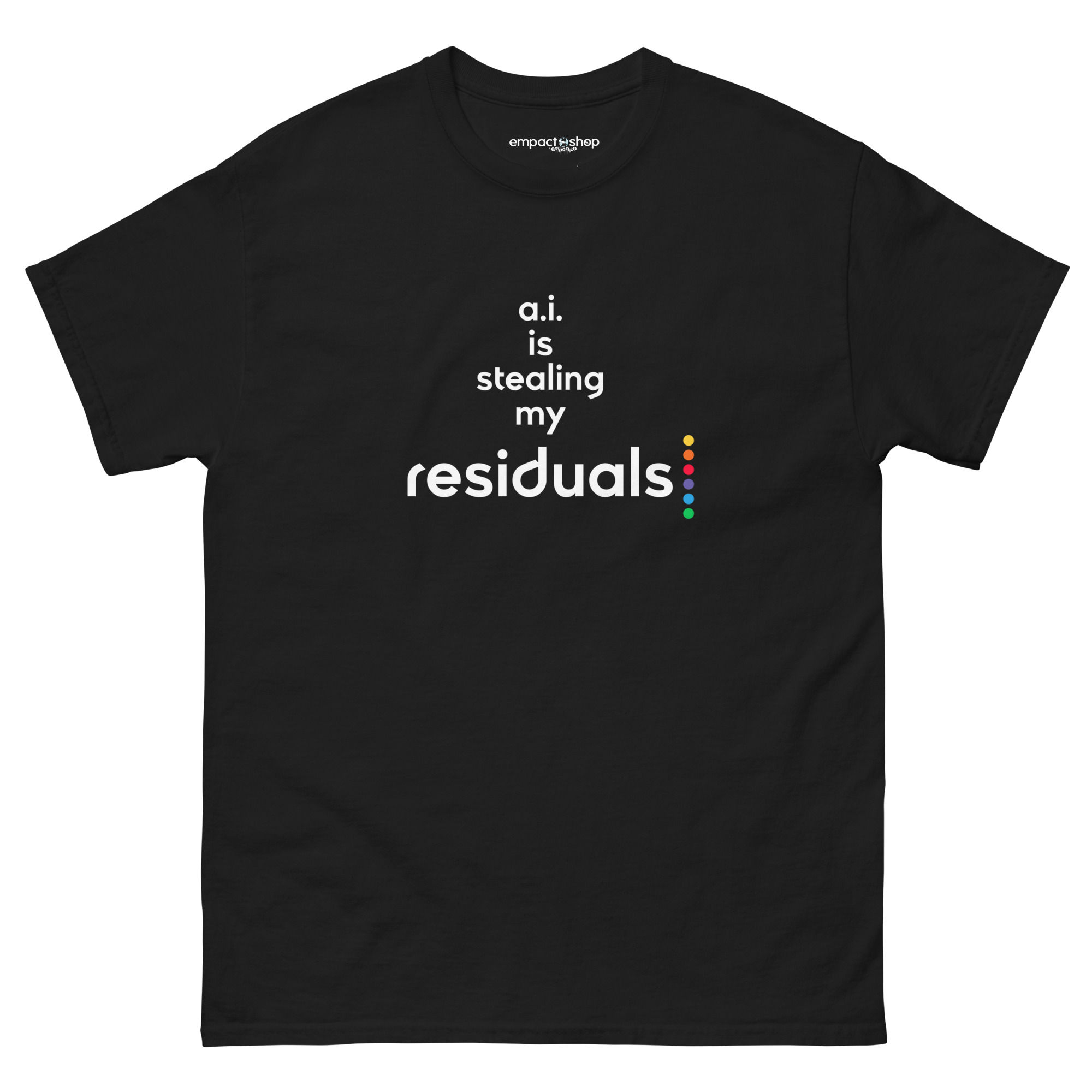A.I. Is Stealing My Residuals T-Shirt | Peacock Parody