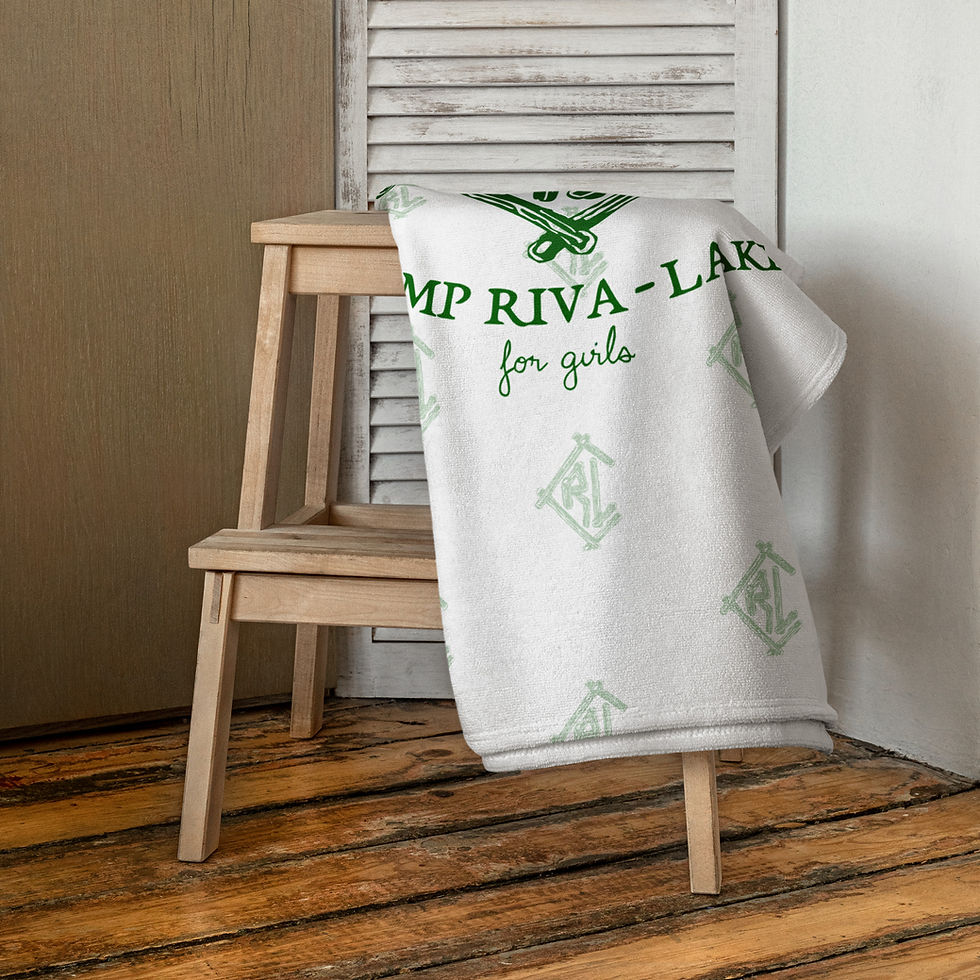 Thumbnail: White Logo Beach Towel