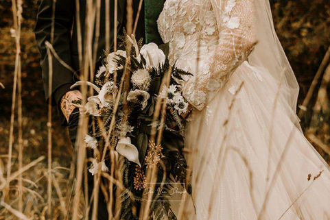 Gothic Wedding Bouquets Custom Wedding Bouquets Dark and Moody Bridal Crystals Witchy Bouquets October Halloween Wedding