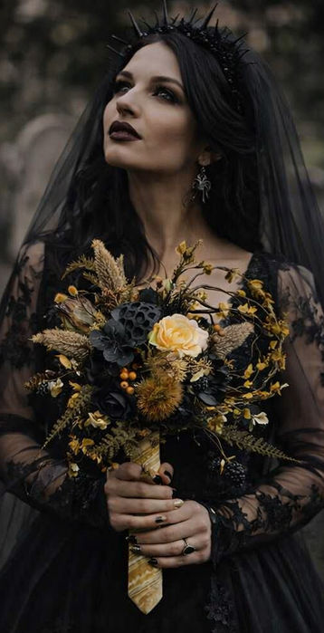 Gothic Wedding Bouquet Dark and Moody Custom Order Bridal Bouquets Bridesmaids Bouquets, Pocket Boutonnieres, Lapel Boutonniere, Corsages, Arch Decor, Bouquet Purse, Reception Bouquet, Floral Crown, Crystal Cut Handle, Crystal Wedding Bouquet, Crystal Handle, Crystal Towers, Unique Wedding Bouquet, Alt Wedding Bouquet, Medieval Wedding Bouquet, Celestial Wedding Bouquet, Alternative Bridal Bouquet