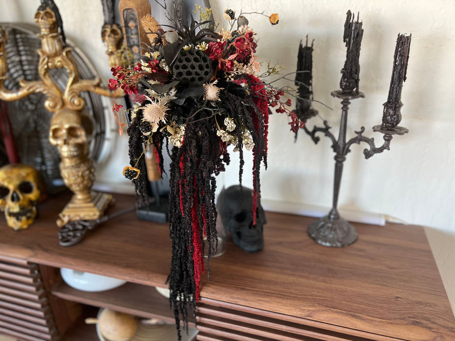 Gothic Wedding Bouquet Dark and Moody Custom Order Bridal Bouquets Bridesmaids Bouquets, Pocket Boutonnieres, Lapel Boutonniere, Corsages, Arch Decor, Bouquet Purse, Reception Bouquet, Floral Crown, Crystal Cut Handle, Crystal Wedding Bouquet, Crystal Handle, Crystal Towers, Unique Wedding Bouquet, Alt Wedding Bouquet, Alternative Bridal Bouquet