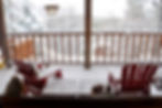 Front Porch in Winter