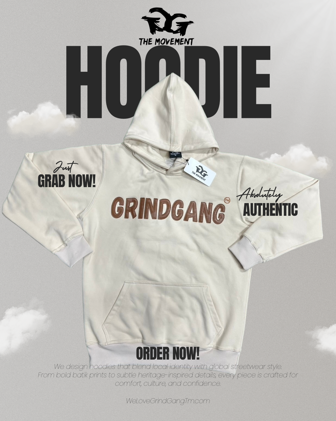 Milk and leather Off White Gg 