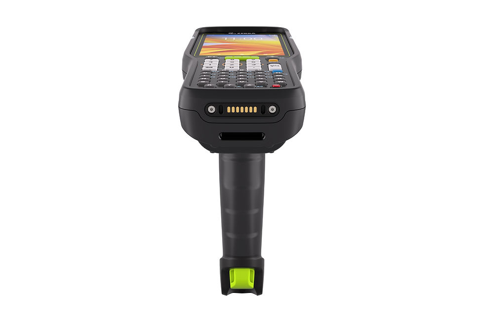 Миниатюра: Zebra MC3400/MC3450 — терминал сбора данных, верхняя часть со сканирующим модулем, вид спереди