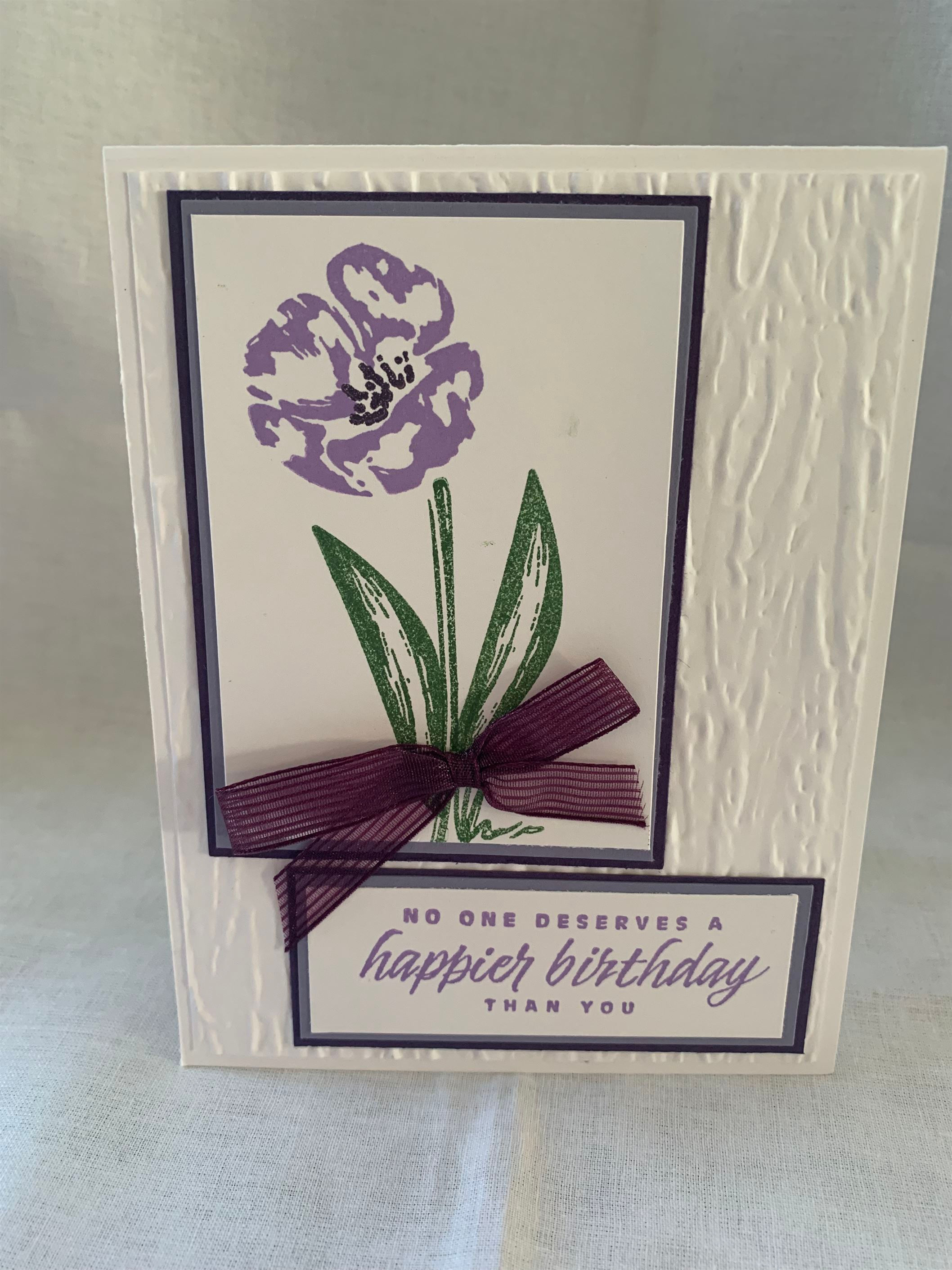 No One Deserves A Happier Birthday Then You with A Tulip