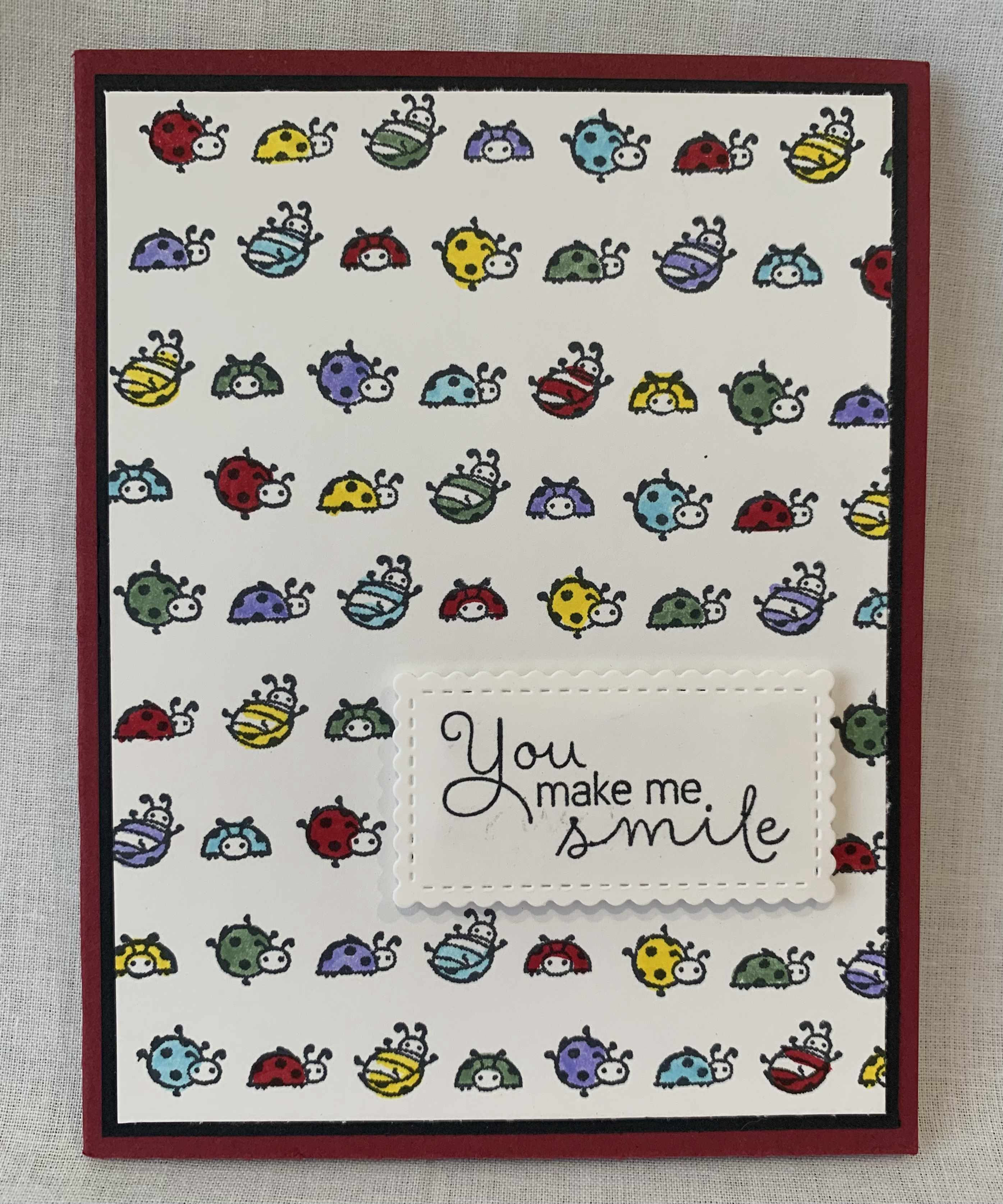 You Make Me Smile with Ladybugs