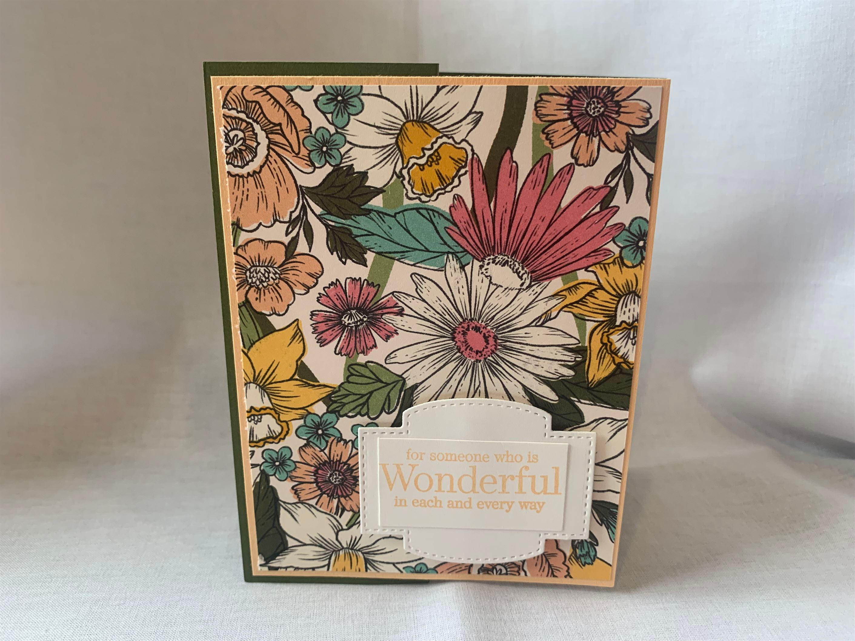 For someone who is Wonderful in each and every way with flowers