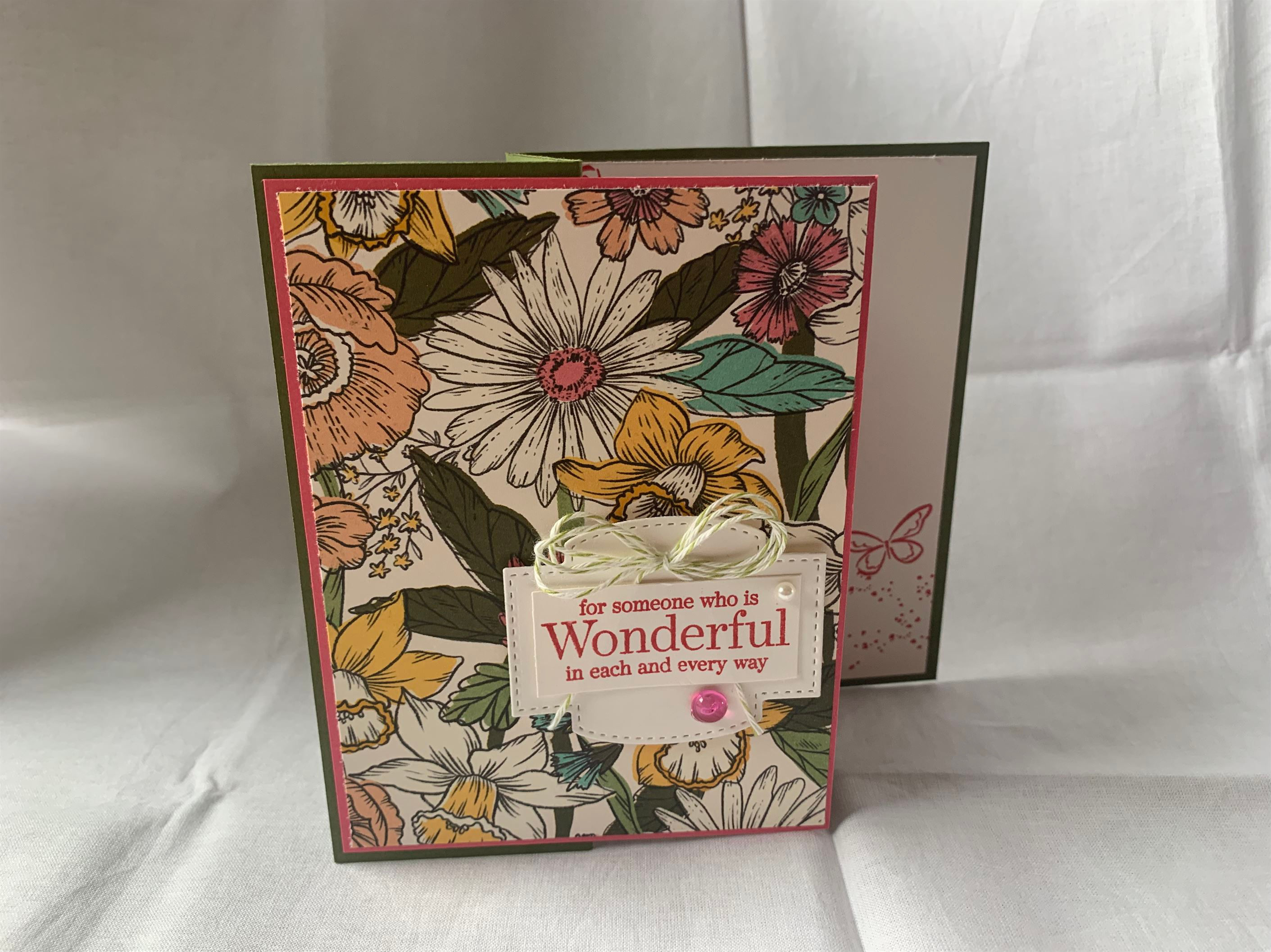 For Someone Who is Wonderful in each and every way with flowers